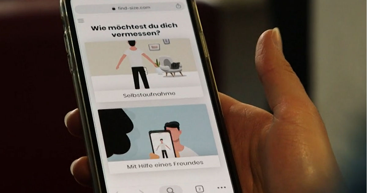  Nie wieder die falsche Kleidergröße nach Hause bestellen mit dieser App. (Foto: presize.ai)