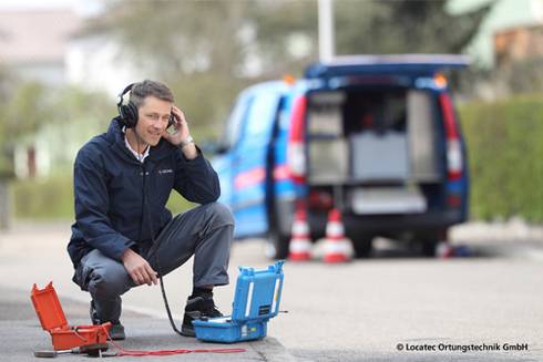 Franchise Locatec: Außenleckortung