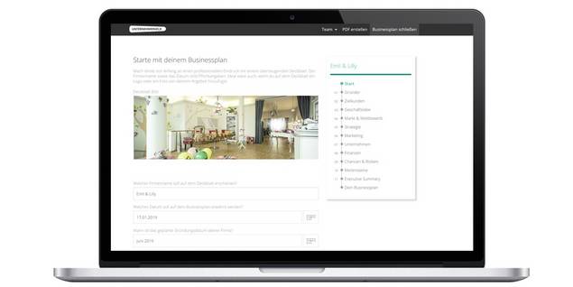 Businessplansoftware mit Businessplan-Vorlage, Businessplan-Muster und Businessplan-Beispiel