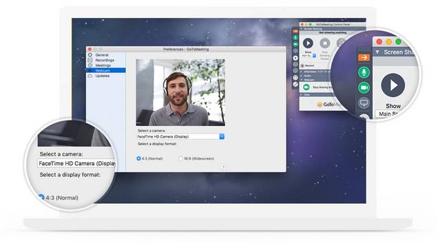 Videokonferenz per Laptop