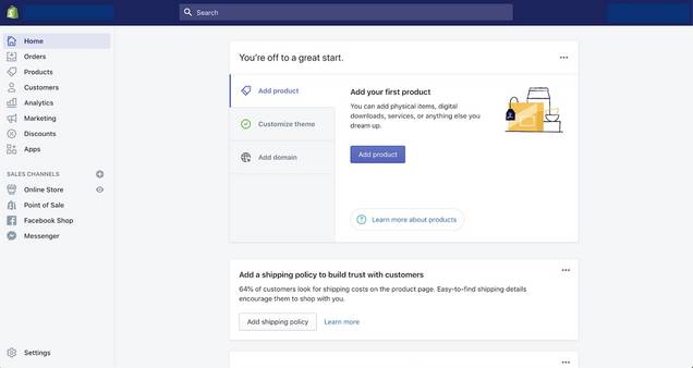 Shopify Content Management System CMS