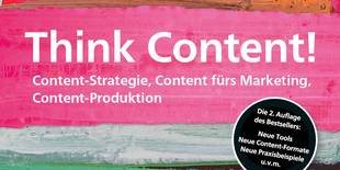 Das Cover des Buchs Think Conent! ist zu sehen.