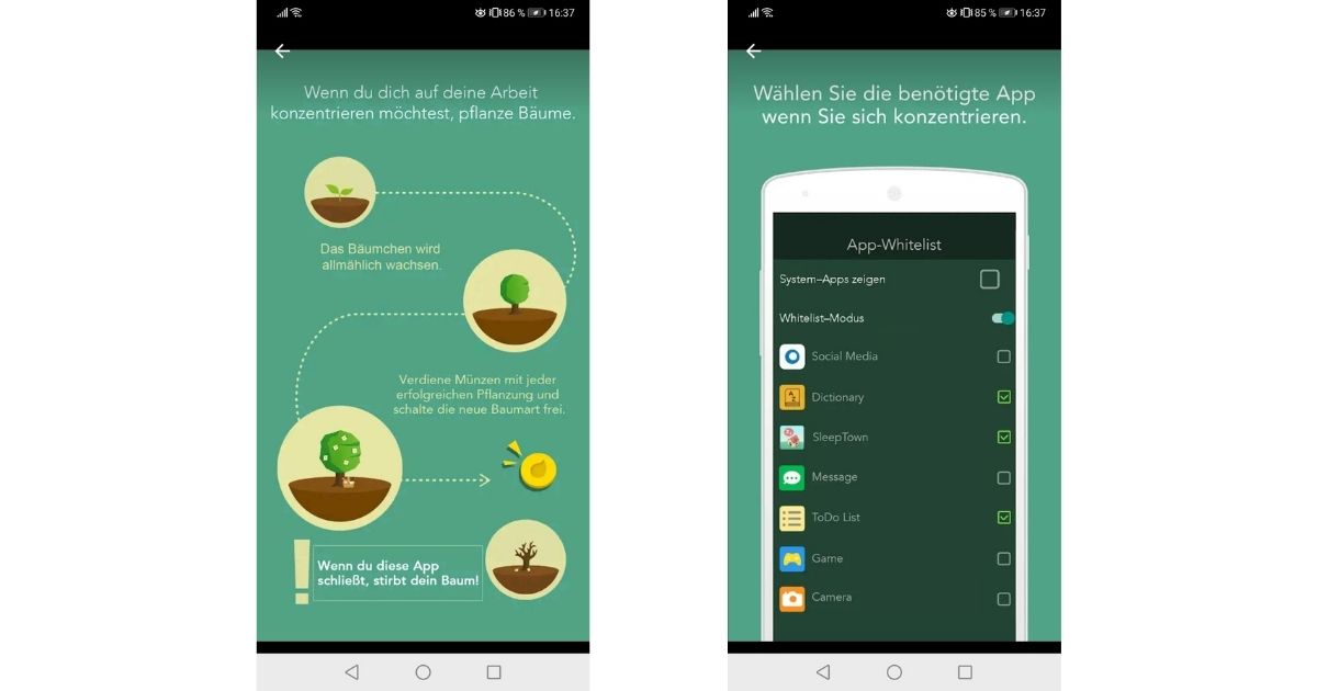 Informationen filtern Forest 1200