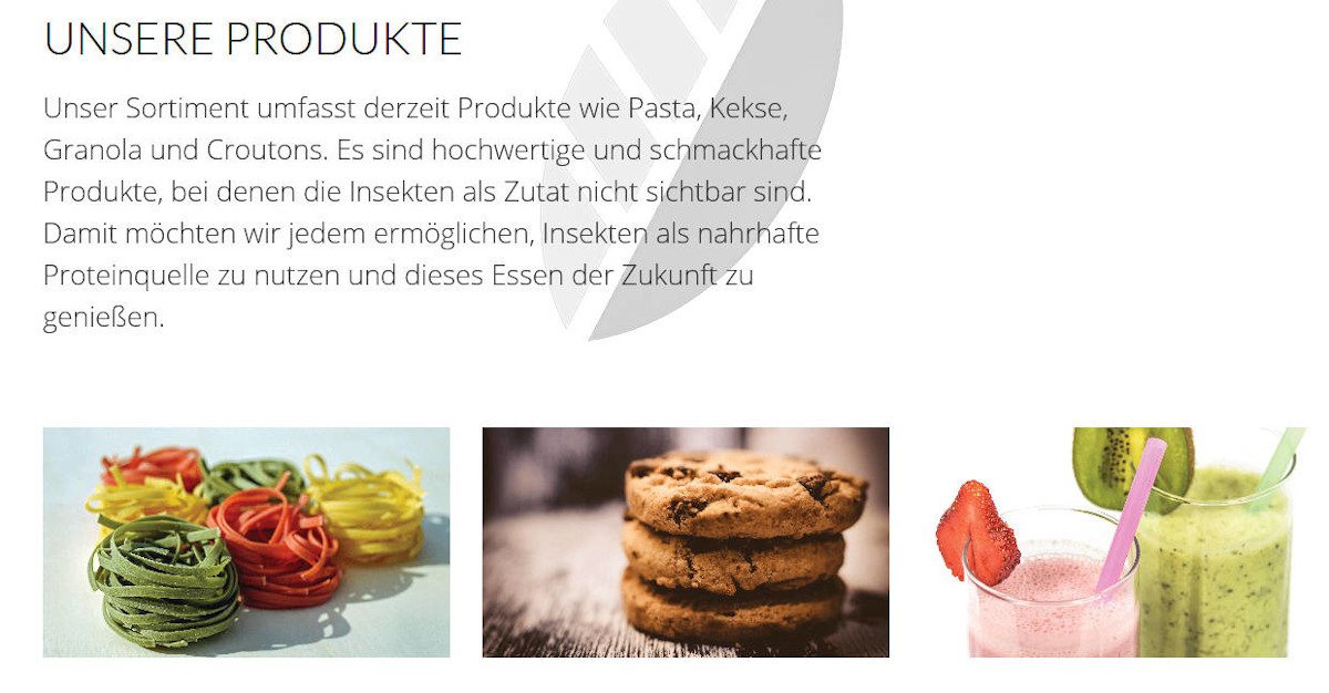 Plumento Leckeres Essen Insekten 1200