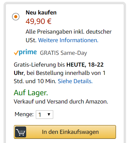 Amazon Buy Box Amazon Buy Box