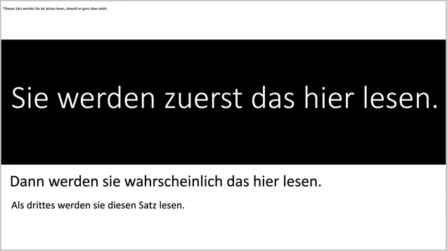 Mit Fokuspunkten Blicke lenken Beispiel Fokuspunkte