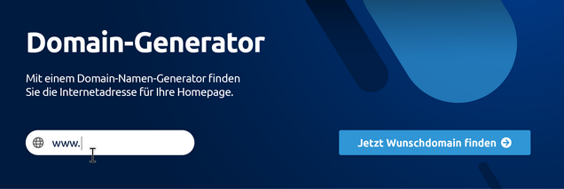 Domainnamen Generator Domain registrieren