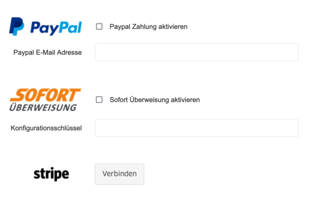 Online-Zahlungswege der FastBill GmbH Online-Zahlungswege der FastBill GmbH