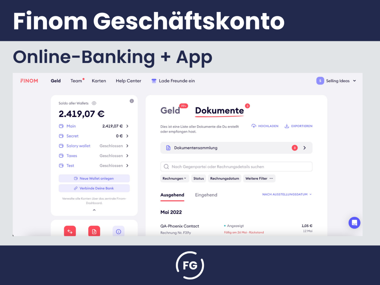 Finom Online Banking und App