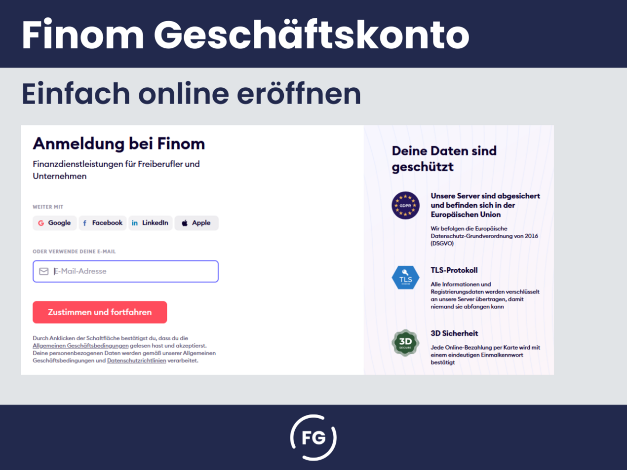 Das Konto bei Finom online eröffnen