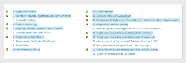 Fragebogen zur steuerlichen Erfassung Fragebogen zur steuerlichen Erfassung