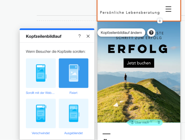 Vorschau: Mobile Optimierung Wix Vorschau: Mobile Optimierung Wix