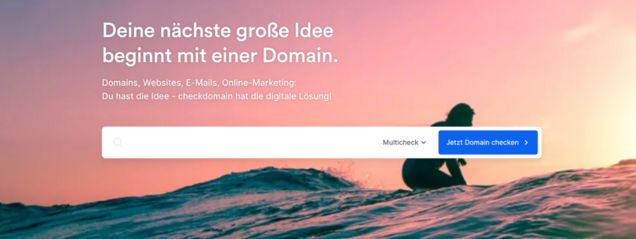 Domain registrieren bei Checkdomain Domain registrieren bei Checkdomain