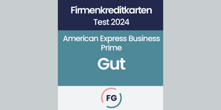 3. Platz für Amex Firmenkreditkartenvergleich: