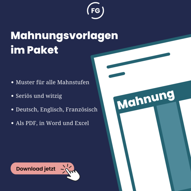 Icon - großes Mahnvorlagen-Paket