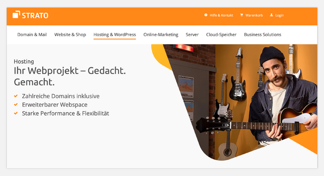 Strato testen Strato Webhosting