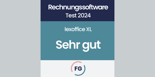Siegel Platz 2 Rechnungsprogramm-Vergleich aktuell