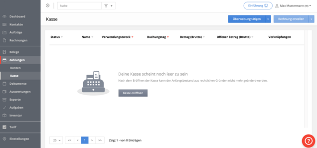 Kassenbuch führen mit einer Software Kassenbuch führen mit einer Software