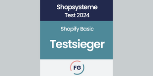 Webshop-Vergleich aktuell: Testsieger Shopify Basic