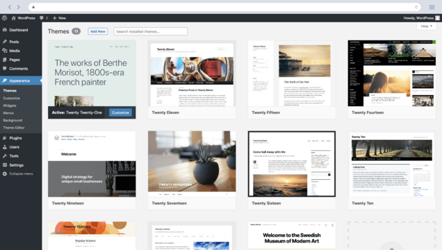Wordpress Content Management System CMS